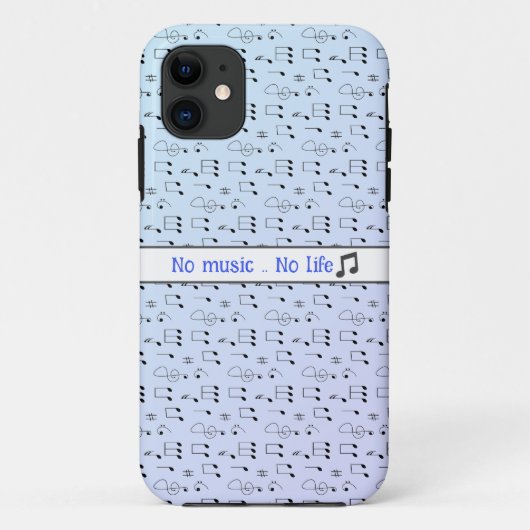 Patroon noteert muziekdoos iPhone Case-Mate iPhone Case (Achterkant)