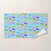 Patroon omdraaien Blauw Bad Handdoek (Handdoek)