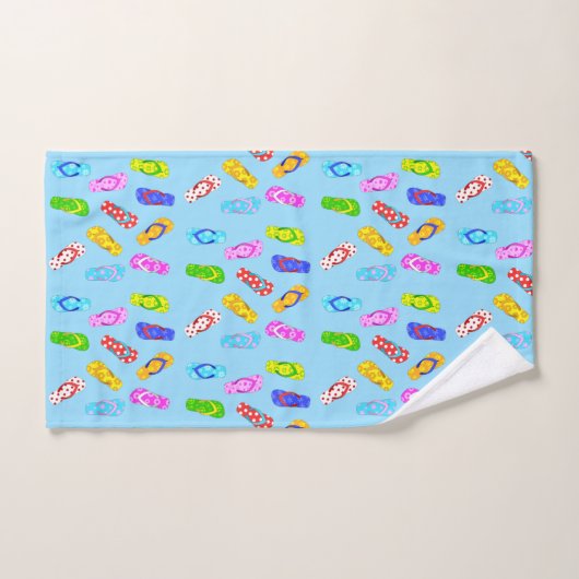 Patroon omdraaien Blauw Bad Handdoek (Handdoek)