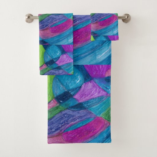 PATROON ONTWERP HANDDOEKSET BAD HANDDOEK (Insitu)