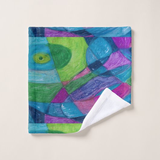 PATROON ONTWERP HANDDOEKSET BAD HANDDOEK (Wasdoekje)