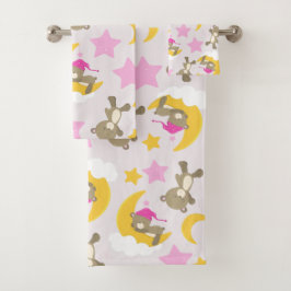 Patroon op Beren, teddyberen, stutten, Beren Bad Handdoek