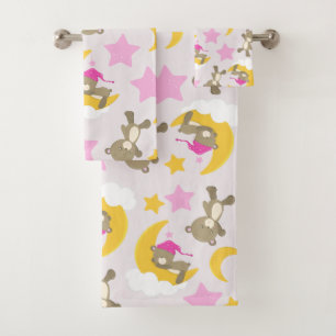 Patroon op Beren, teddyberen, stutten, Beren Bad Handdoek