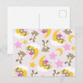 Patroon op Beren, teddyberen, stutten, Beren Briefkaart (Voorkant / Achterkant)