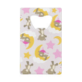 Patroon op Beren, teddyberen, stutten, Beren Creditkaart Flessenopener (Achterkant)