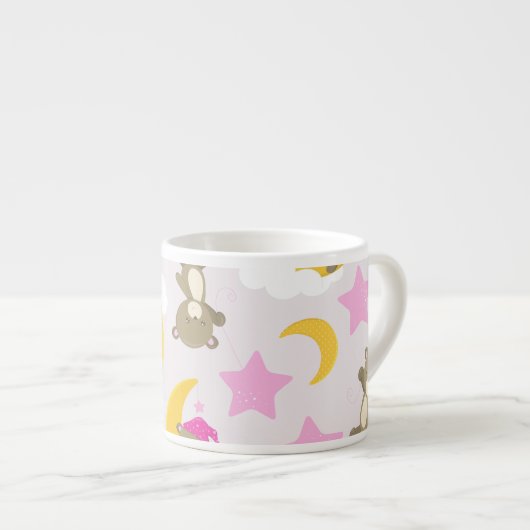 Patroon op Beren, teddyberen, stutten, Beren Espresso Kop (Voorkant rechts)