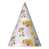 Patroon op Beren, teddyberen, stutten, Beren Feesthoedjes (Links)