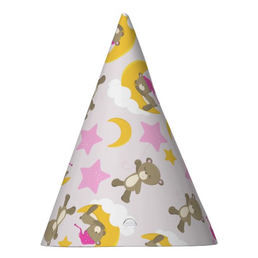 Patroon op Beren, teddyberen, stutten, Beren Feesthoedjes (Rechts)