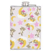 Patroon op Beren, teddyberen, stutten, Beren Heupfles (Achterkant)