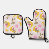 Patroon op Beren, teddyberen, stutten, Beren Ovenwant & Pannenlap Set (Voorkant)