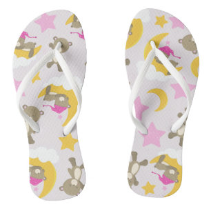 Patroon op Beren, teddyberen, stutten, Beren Teenslippers