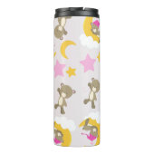 Patroon op Beren, teddyberen, stutten, Beren Thermosbeker (Achterkant)