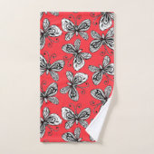 Patroon op de billen bad handdoek (Handdoek)