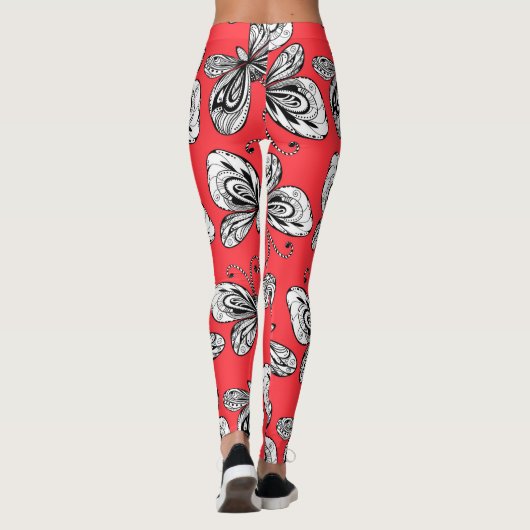 Patroon op de billen leggings (Achterkant)