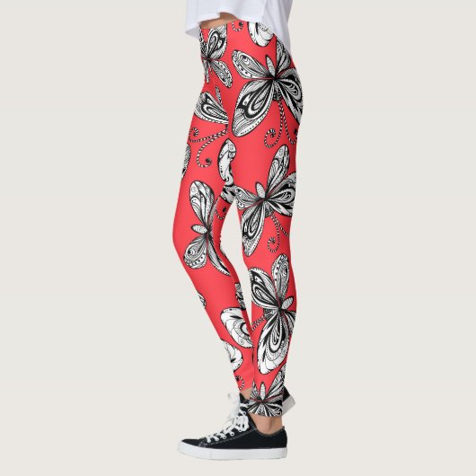 Patroon op de billen leggings (Links)
