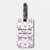 Patroon op de Dag van de Liefde Bagagelabel (Achterkant verticaal)