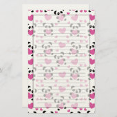 Patroon op de Dag van de Liefde Briefpapier (Voorkant / Achterkant)