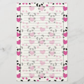 Patroon op de Dag van de Liefde Briefpapier (Voorkant)