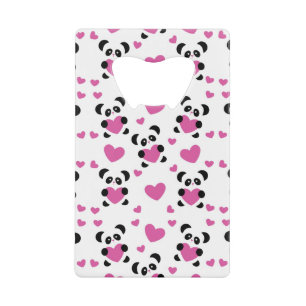 Patroon op de Dag van de Liefde Creditkaart Flessenopener