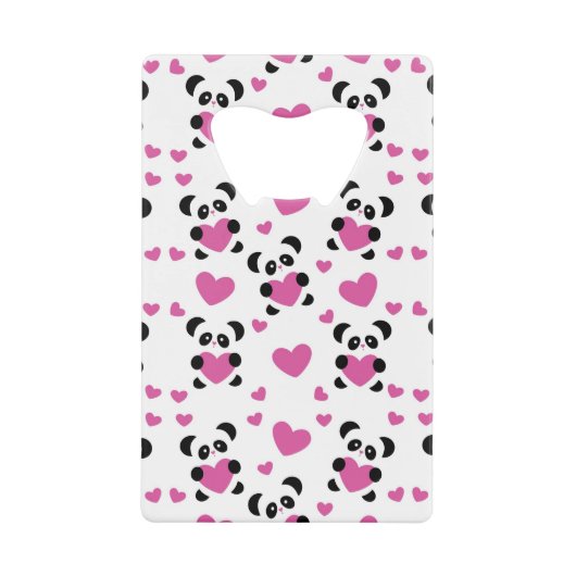 Patroon op de Dag van de Liefde Creditkaart Flessenopener (Voorkant)