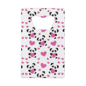 Patroon op de Dag van de Liefde Creditkaart Flessenopener (Achterkant)