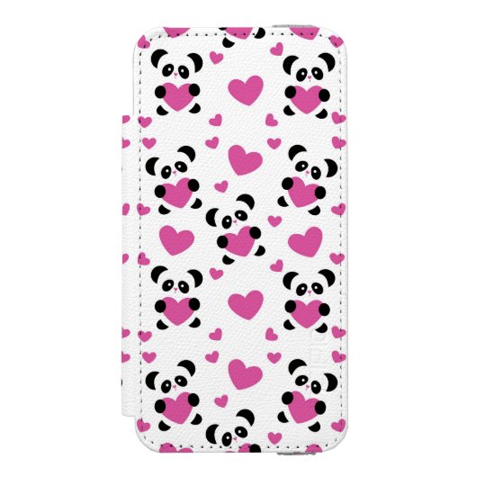 Patroon op de Dag van de Liefde Incipio iPhone Portemonnee Hoesje (Voorkant Agenda)