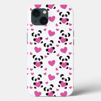 Patroon op de Dag van de Liefde iPhone 13 Hoesje