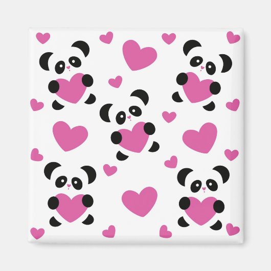 Patroon op de Dag van de Liefde Magneet (Voorkant)