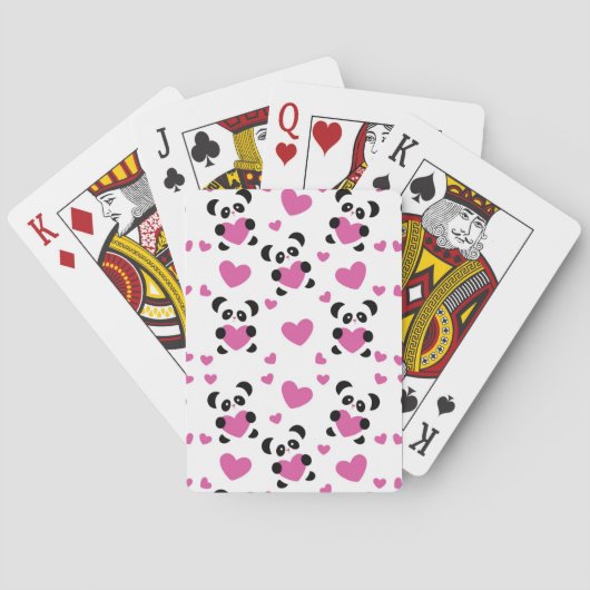 Patroon op de Dag van de Liefde Pokerkaarten (Achterkant)