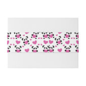 Patroon op de Dag van de Liefde Uitnodigingen Wikkel (Achterkant Voorbeeld)