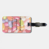 Patroon op geleibonen bagagelabel (Achterkant horizontaal)