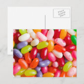 Patroon op geleibonen briefkaart (Voorkant / Achterkant)