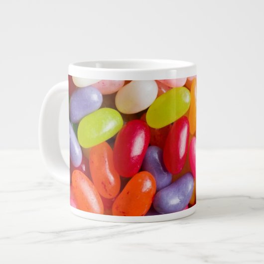 Patroon op geleibonen grote koffiekop (Links)