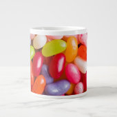 Patroon op geleibonen grote koffiekop (Voorkant)
