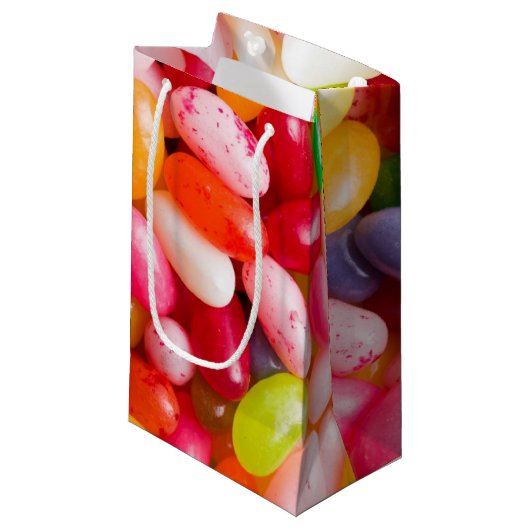 Patroon op geleibonen klein cadeauzakje (Voorkant Gekanteld)