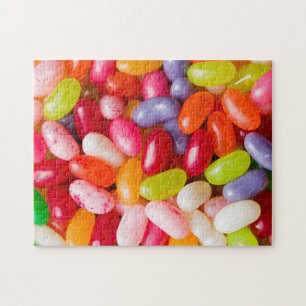 Patroon op geleibonen legpuzzel