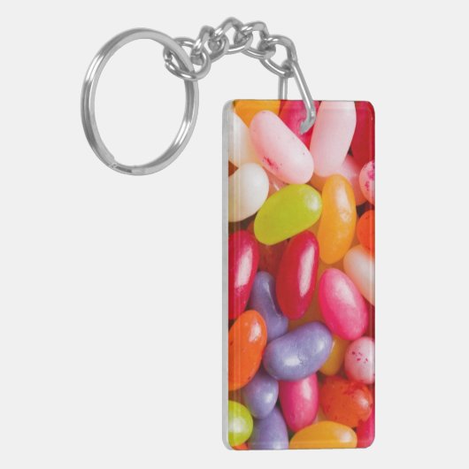 Patroon op geleibonen sleutelhanger (Voorkant Links)