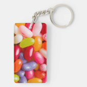 Patroon op geleibonen sleutelhanger (achterkant)