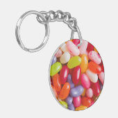 Patroon op geleibonen sleutelhanger (Voorkant Links)