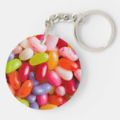 Patroon op geleibonen sleutelhanger (Achterkant)