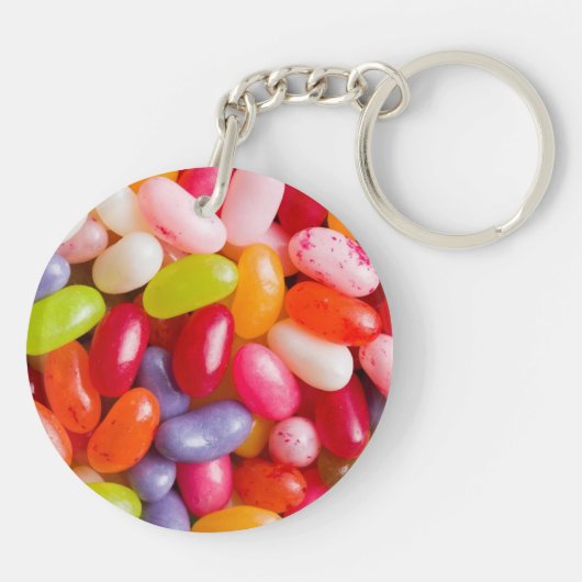 Patroon op geleibonen sleutelhanger (Achterkant)