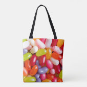 Patroon op geleibonen tote bag (Achterkant)
