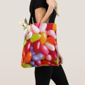 Patroon op geleibonen tote bag (Dichtbij)