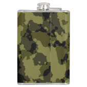 Patroon op militaire wijze van Camouflage Heupfles (Achterkant)