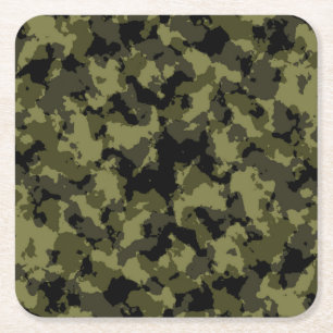 Patroon op militaire wijze van Camouflage Kartonnen Onderzetters
