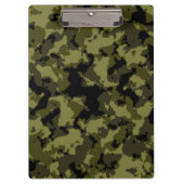 Patroon op militaire wijze van Camouflage Klembord (Voorkant)