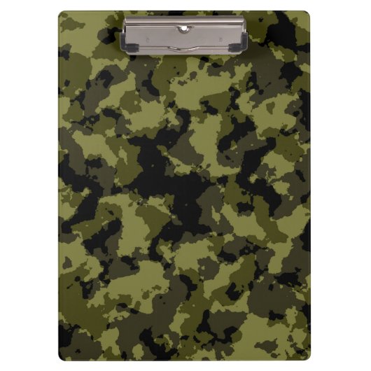 Patroon op militaire wijze van Camouflage Klembord (Voorkant)