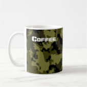 Patroon op militaire wijze van Camouflage Koffiemok (Links)
