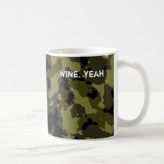 Patroon op militaire wijze van Camouflage Koffiemok (Rechts)