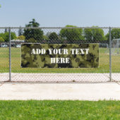 Patroon op militaire wijze van Camouflage Spandoek (Insitu)